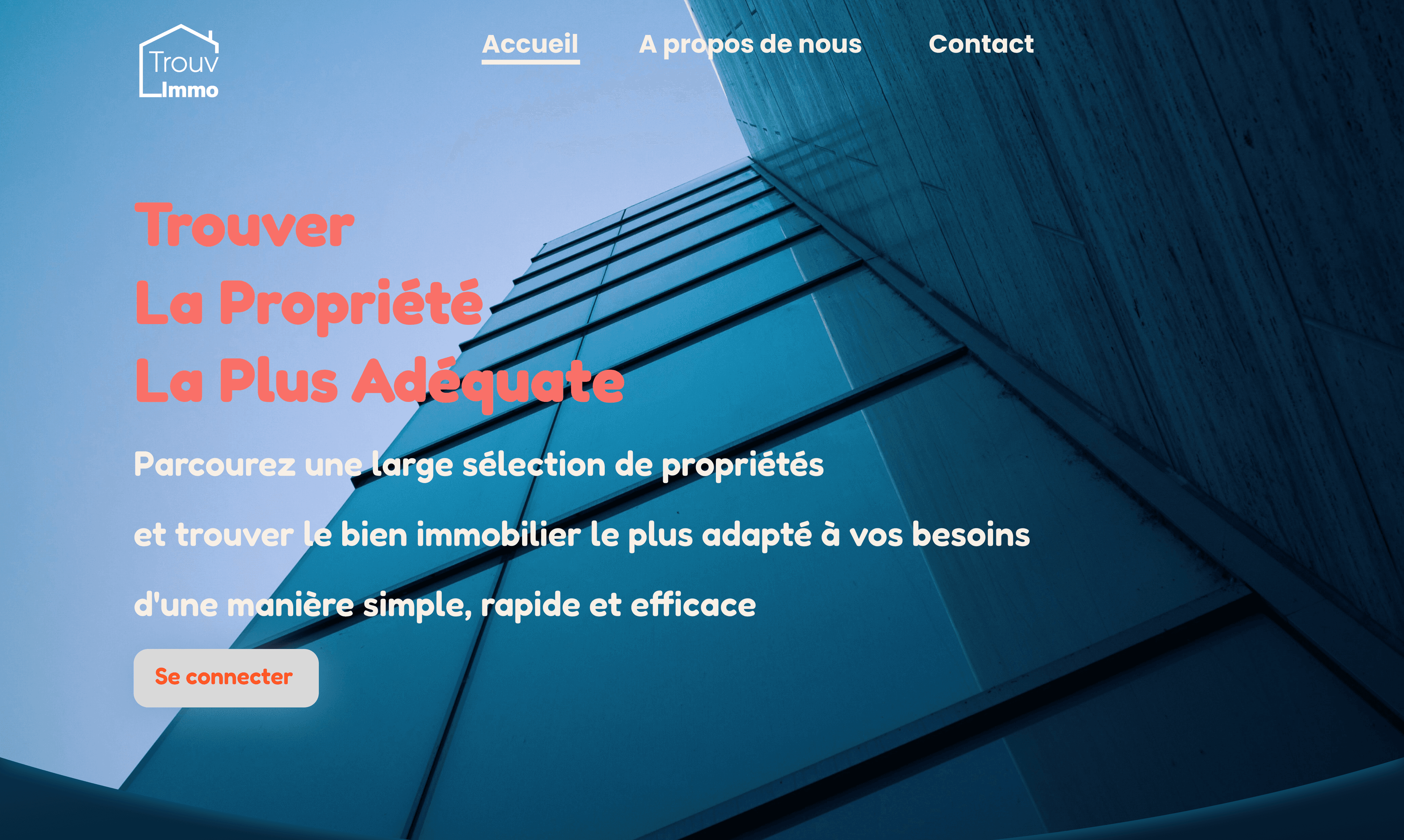 Real estate listings UI